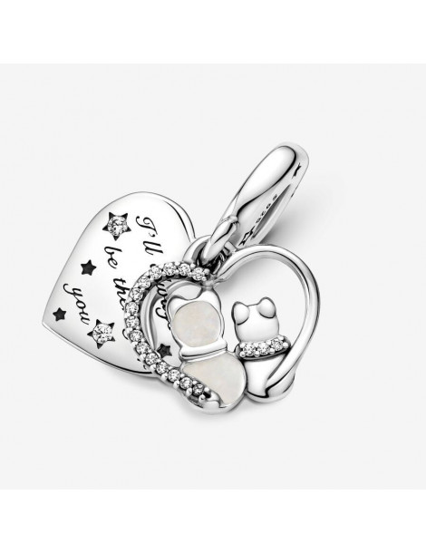 PANDORA Charm Pendant Chats & Cœurs