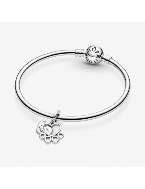 PANDORA Charm Pendant Cœurs et Empreinte de Pattes