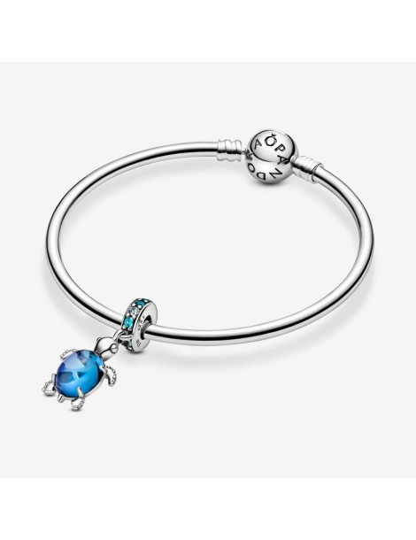 PANDORA Charm pendant tortue de mer en verre de Murano