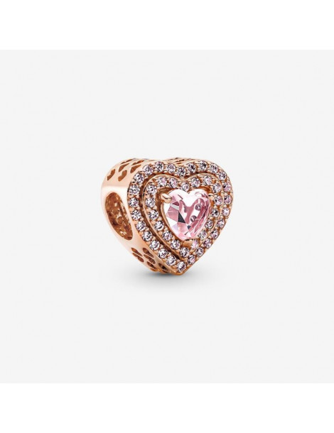 PANDORA Charm Cœurs Nivelés Scintillant