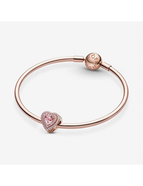 PANDORA Charm Cœurs Nivelés Scintillant