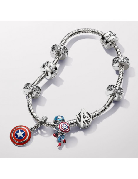 PANDORA Charm Marvel The Avengers Captain America