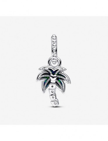 PANDORA Charm Pendant Palmier Vert Opalescent