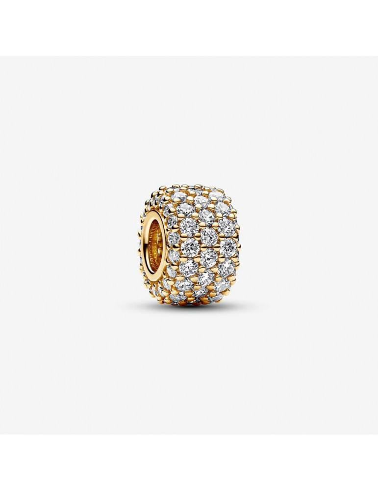 PANDORA Charm Triple Rang Pavé Scintillant