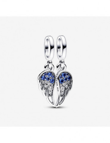 PANDORA Charm Pendant Ailes d’Ange Séparables Scintillantes