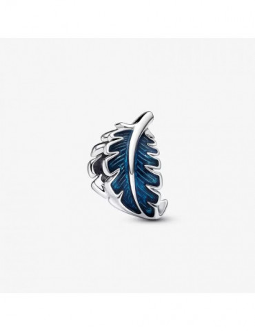 PANDORA Charm Plume Courbe Bleue