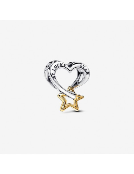 PANDORA Charm Bonne Étoile & Cœur