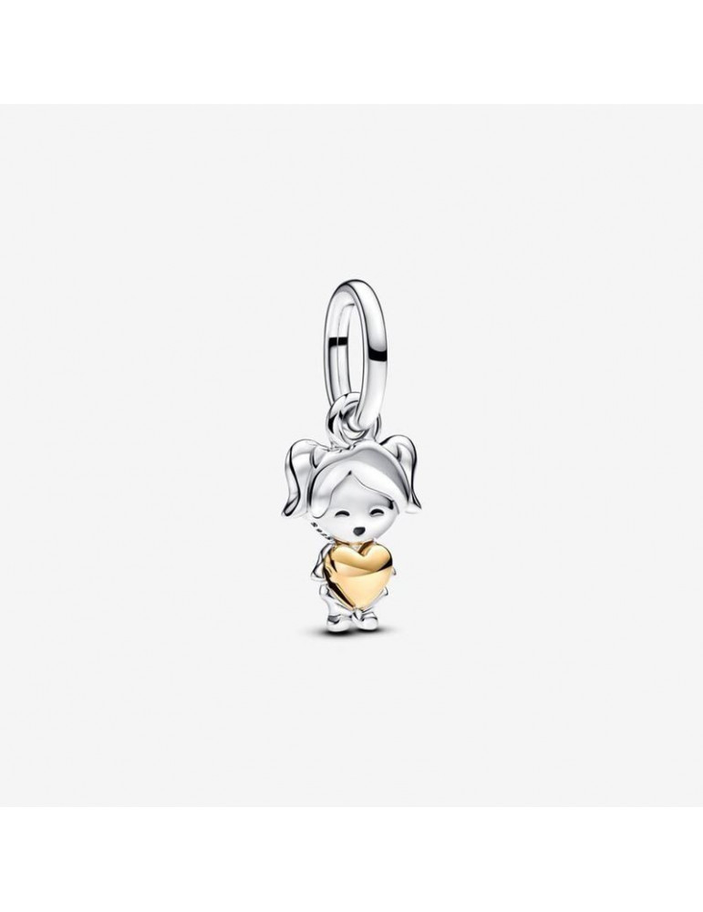 PANDORA Charm Pendant Fille Heureuse