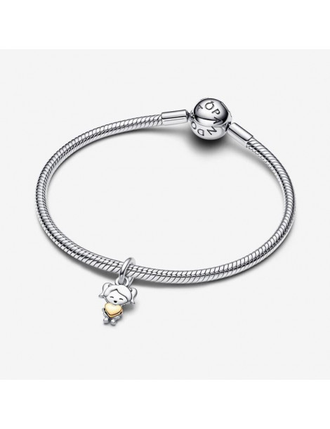 PANDORA Charm Pendant Fille Heureuse