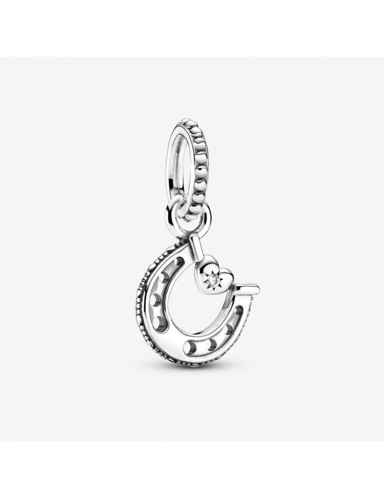 PANDORA Charm Pendant Fer à Cheval Porte-Bonheur