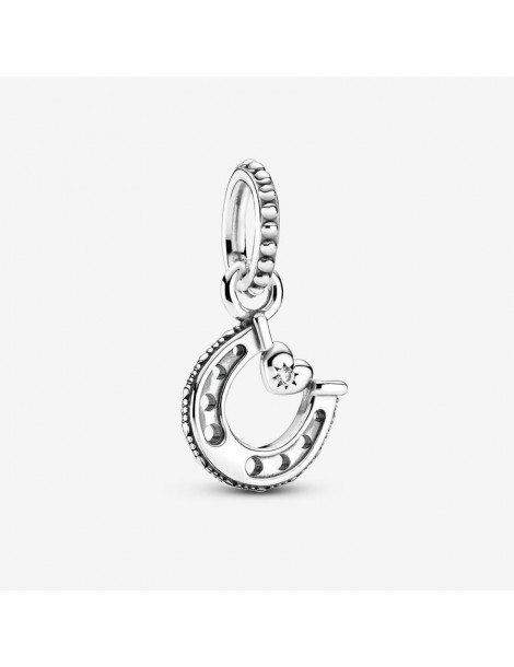 PANDORA Charm Pendant Fer à Cheval Porte-Bonheur