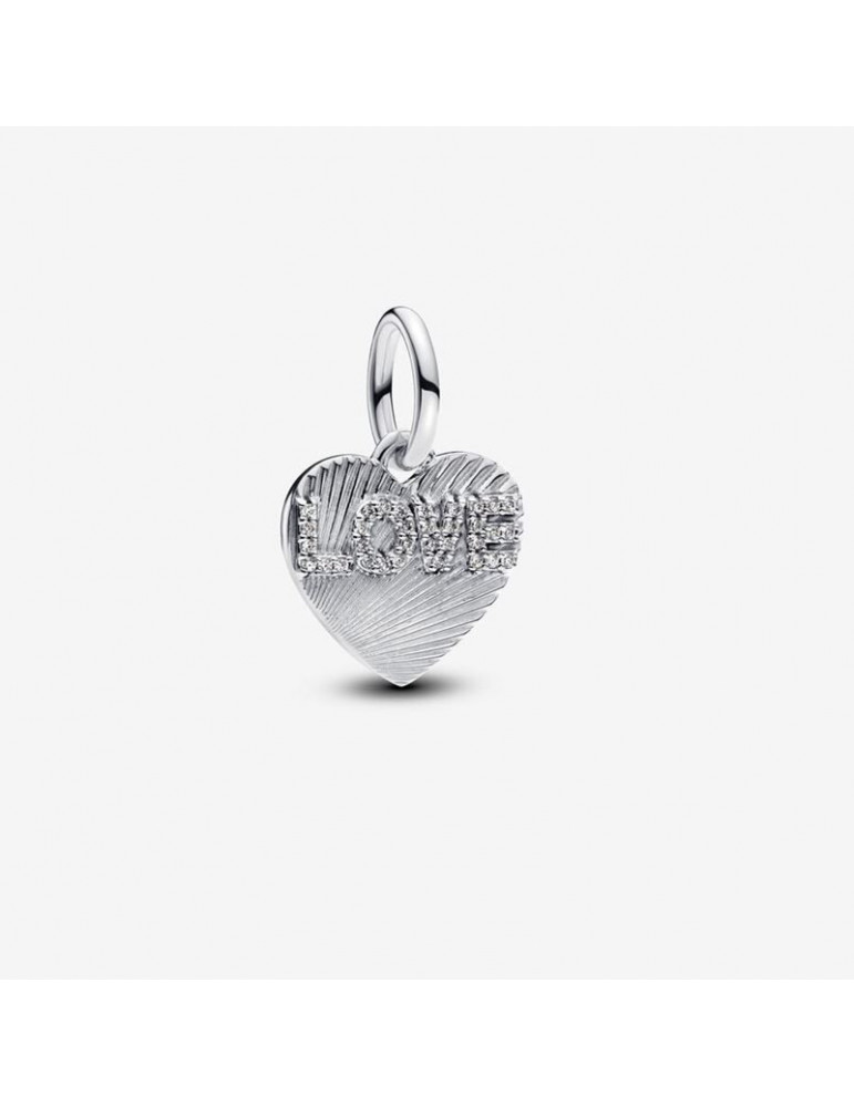 PANDORA Charm Pendant Cœur d'Amour Gravable