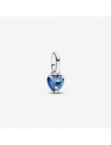 PANDORA Mini Dangle Cœur Chakra Bleu