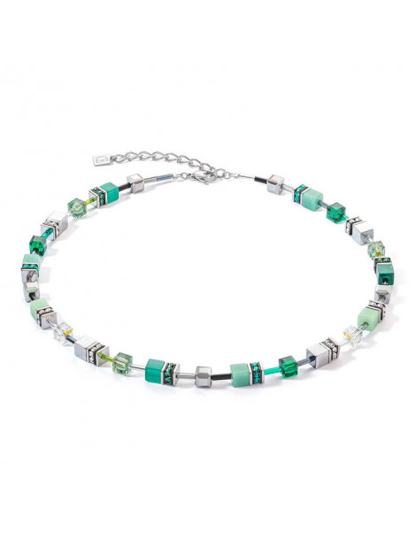 COEUR DE LION Collier GeoCUBE® Iconic Vert