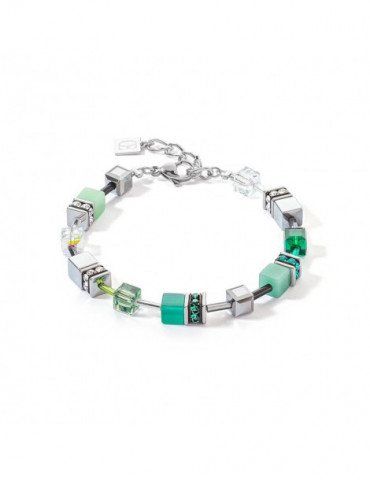 COEUR DE LION Bracelet GeoCUBE® Iconic Vert