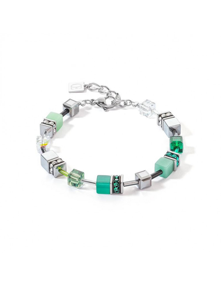 COEUR DE LION Bracelet GeoCUBE® Iconic Vert