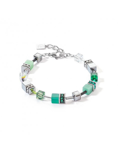 COEUR DE LION Bracelet GeoCUBE® Iconic Vert