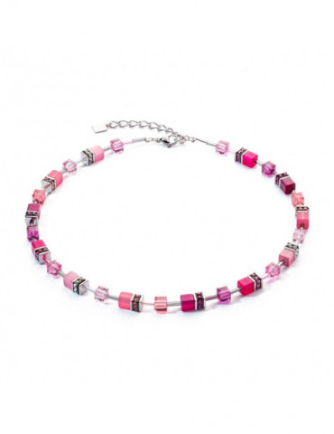 COEUR DE LION Collier GeoCUBE® Iconic Viva Magenta