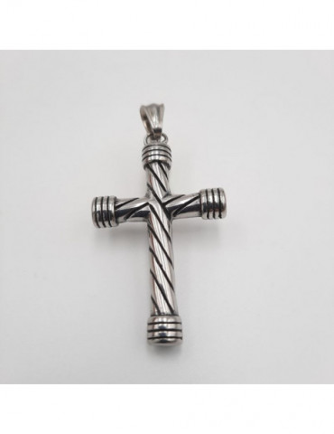 SPIRIT ROCK AND TATTOU Pendentif croix