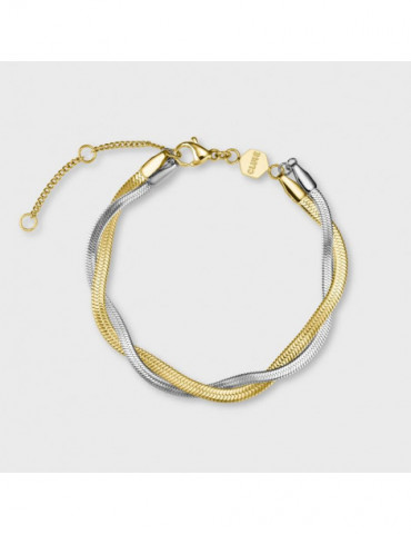 CLUSE Bracelet Eleve Braided Snake Bicolour