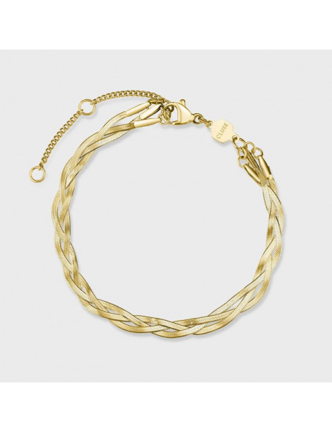 CLUSE Bracelet Eleve Braided Snake Gold