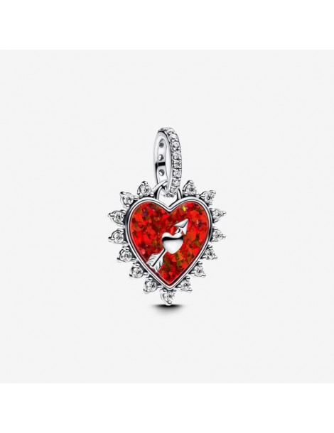 PANDORA Charm Pendant Cœur Flèche Pivotante