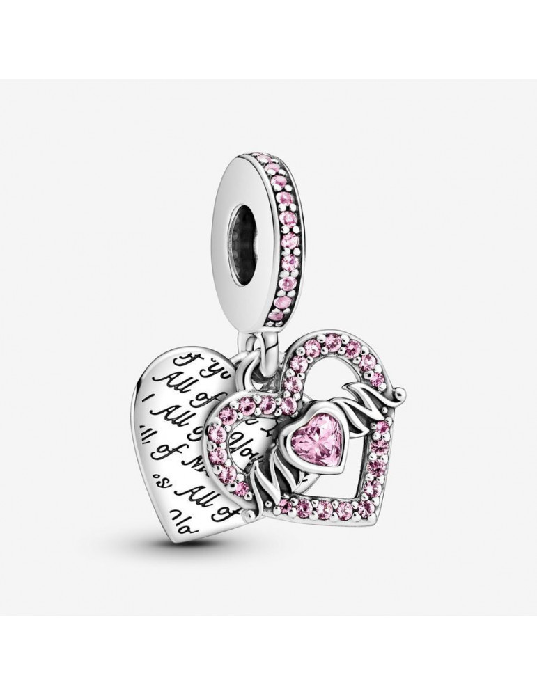 PANDORA Charm Pendant Cœur & Mum (Maman)