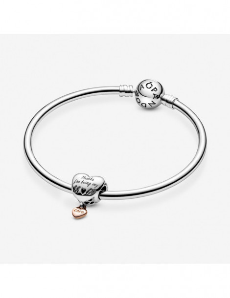 PANDORA Charm Cœur de Maman Rose