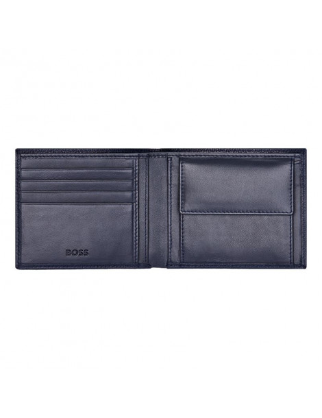 HUGO BOSS Portefeuille Classic Grainé Navy
