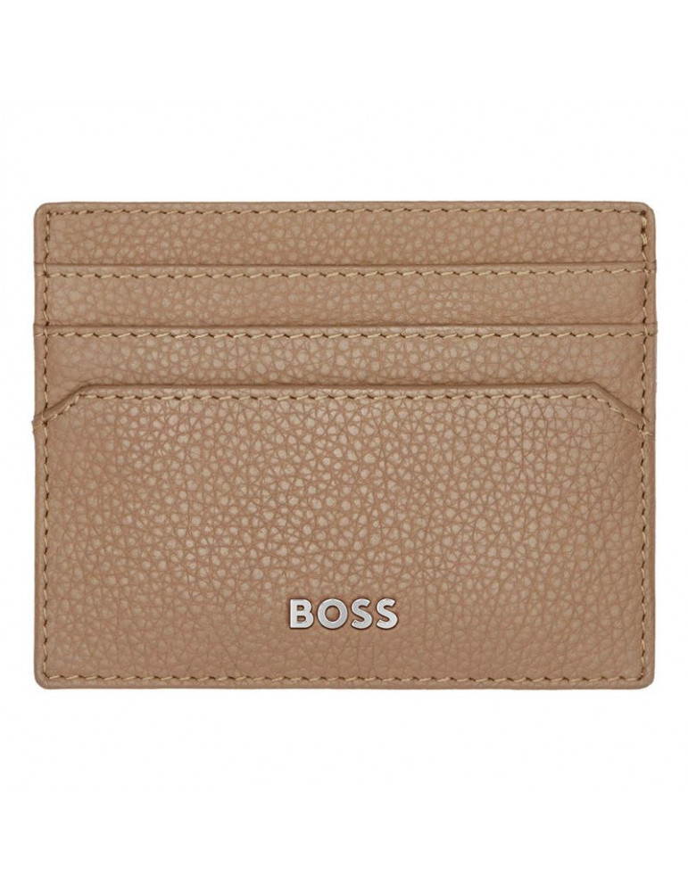 HUGO BOSS Porte-Cartes Classic Grainé Camel