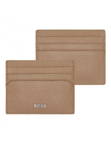 HUGO BOSS Porte-Cartes Classic Grainé Camel