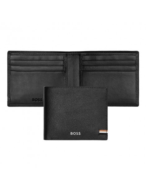 HUGO BOSS Portefeuille & Stylo Iconic Black | Set