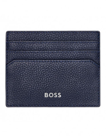 HUGO BOSS Porte-Cartes Classic Grainé Navy