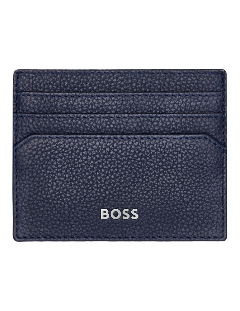 HUGO BOSS Porte-Cartes Classic Grainé Navy HUGO BOSS Porte-Cartes Classic Grainé Navy