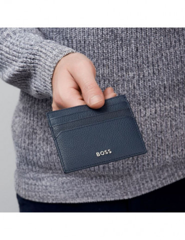 HUGO BOSS Porte-Cartes Classic Grainé Navy
