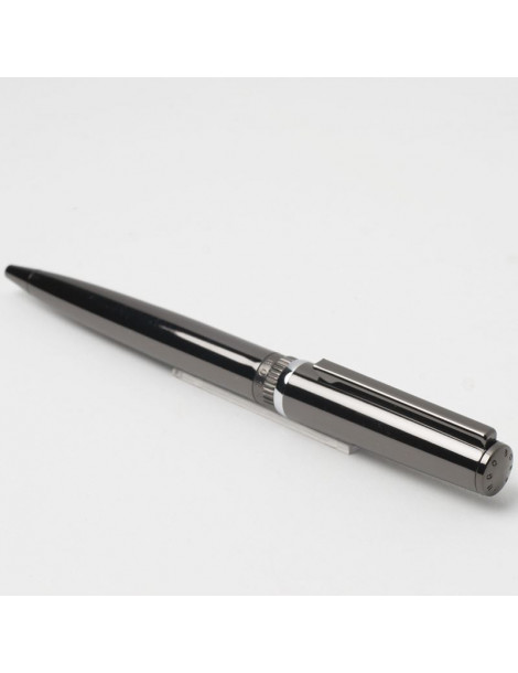 HUGO BOSS Stylo Bille Gear Metal Dark Chrome