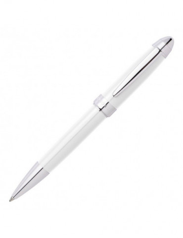 .HUGO BOSS Stylo Bille Icon White Chrome