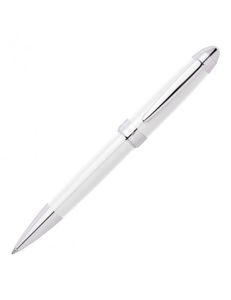 .HUGO BOSS Stylo Bille Icon White Chrome