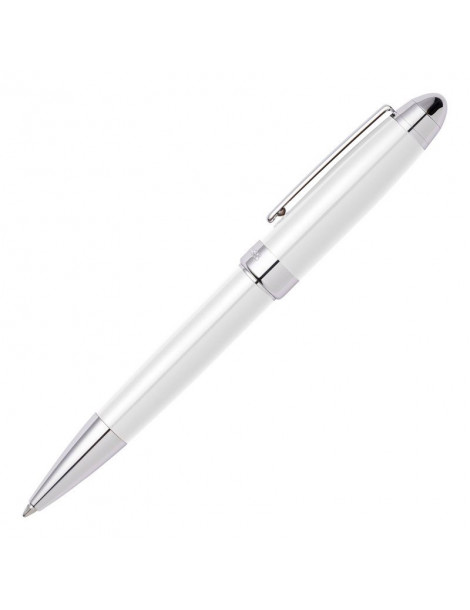 .HUGO BOSS Stylo Bille Icon White Chrome