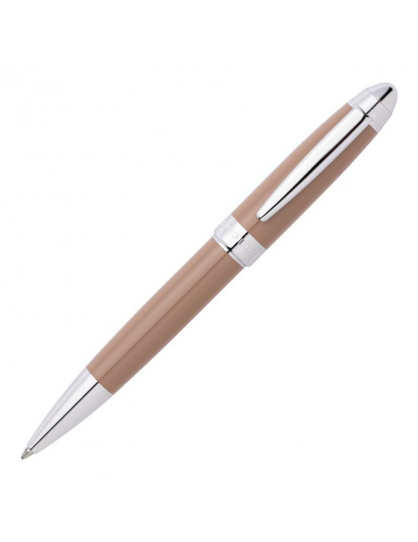 HUGO BOSS Stylo Bille Icon Camel Chrome