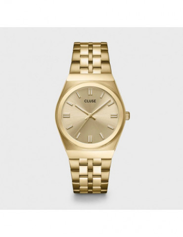 CLUSE Montre Retro 70's Steel Full Gold