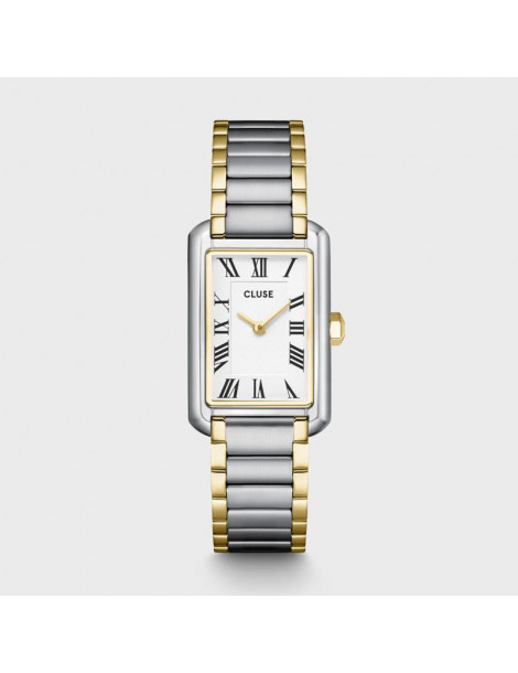 CLUSE Montre Belisenna Steel White Two-Tone