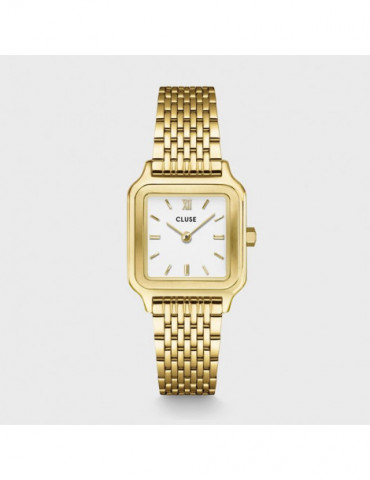 CLUSE Montre Gracieuse Petite Steel White Gold
