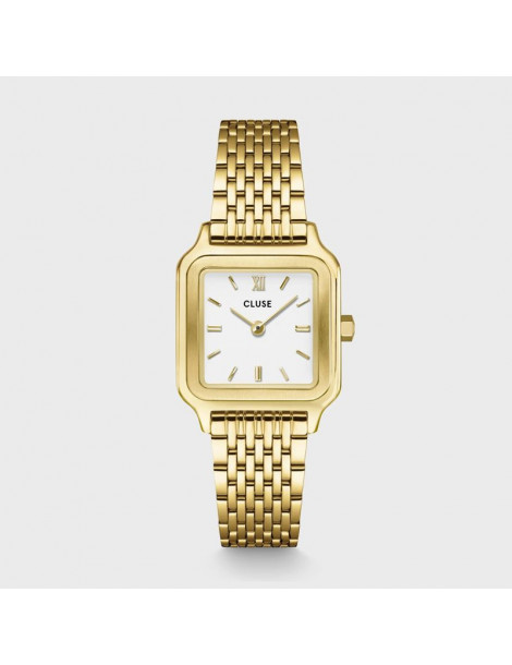 CLUSE Montre Gracieuse Petite Steel White Gold