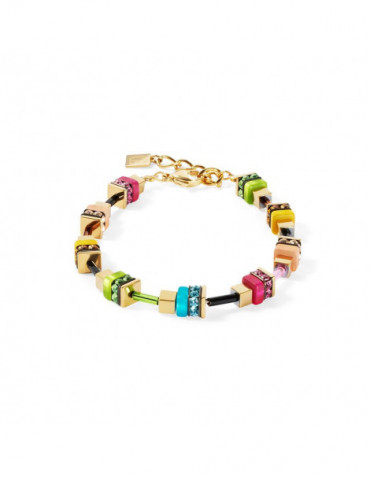 COEUR DE LION Bracelet Boho Sunset Cube Rainbow