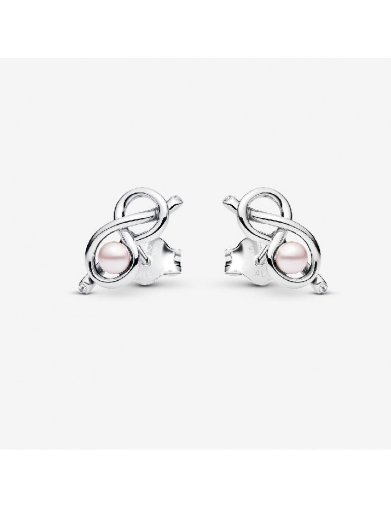 PANDORA Clous d'Oreilles Nœud de l'Infini PANDORA Clous d'Oreilles Nœud de l'Infini