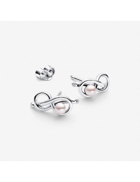 PANDORA Clous d'Oreilles Nœud de l'Infini