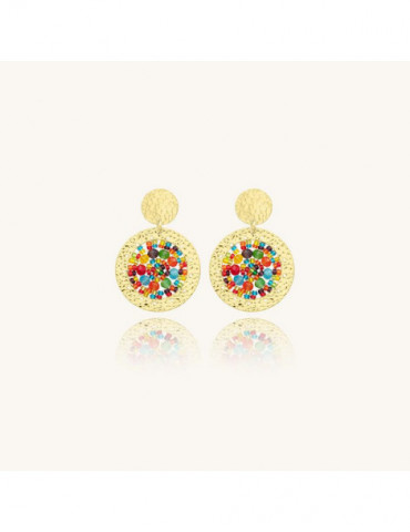 SANTIBÉ Boucles D'oreilles Mini Patagona Multicolore