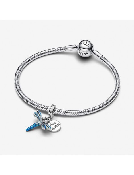 PANDORA Charm Pendant Double Libellule