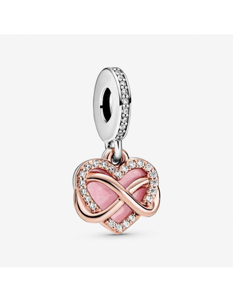 PANDORA Charm Pendant Cœur Infini Scintillant